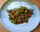 Φωτογραφία βήματος 20 της συνταγής Μοσχάρι stir-fry με σπαράγγια C&G
