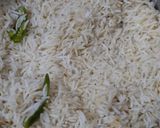 A picture of step 7 of Green Peas biryani.