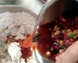 A picture of step 7 of Plum Cake (eggless and no rum).