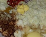 A picture of step 1 of Yam Balls et Minced Sauce.