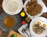 Foto langkah ke 9 dari resep Bubur Ayam Telor Asin.