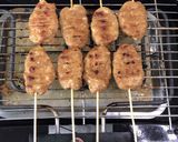 A picture of step 3 of Quick Recipe for Another type of Thai Pork skewer"Called" Moo Ping Nom Sod ".