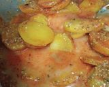 A picture of step 7 of Aloo Katli in coriander dip.