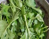 A picture of step 1 of Palak paneer.