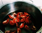 Hình bước làm 1 của món Canh trứng ngày mưa bão