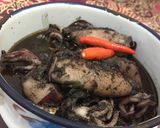 Foto langkah ke 2 dari resep 12. Cumi Masak Item.
