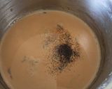 A picture of step 3 of Masala Tea.