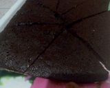 A picture of step 6 of Brownie pizza.