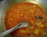 A picture of step 4 of Spicy Potato and Onion Curry.