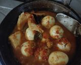 Foto langkah ke 4 dari resep Telur, Tahu Bumbu Bali.