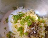 A picture of step 2 of Sago flour puri.