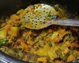 A picture of step 8 of Vegetable Biryani Recipe | Seeraga Samba Vegetable Biryani Recipe.