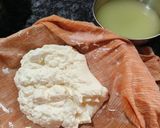 A picture of step 1 of Kesar Shrikhand.