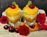 A picture of step 15 of Mango Kalakand Shots.