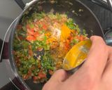 A picture of step 3 of Fresh Methi Paneer Bhurji Tortilla Wrap (Protein Pack).