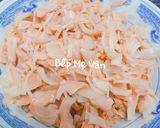 Hình bước làm 2 của món Mít non xào chay