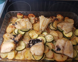 Foto del paso 7 de la receta: Merluza al horno con patatas