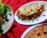 A picture of step 11 of Vegetable noodles omlete.
