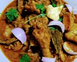 আলু দিয়ে দেশি মুরগির ঝোল (aloo diye deshi murgir jhol recipe in Bengali) রেসিপি ধাপ - 6 ছবি
