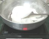 A picture of step 1 of Chawal ke Laddu.