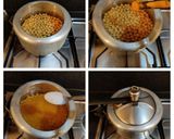 A picture of step 2 of Ghugni -(Bengali style Yellow peas curry).