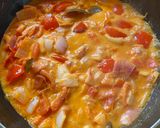A picture of step 6 of Butter Chicken.
