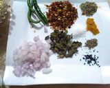 A picture of step 5 of Palak paneer or makkai ki roti.