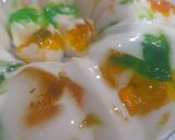 A picture of step 4 of Tri colour delight.