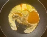 A picture of step 4 of Caribbean spiced pancakes with pineapple.