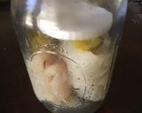 A picture of step 1 of California Farm Pickled Fish Rolls.