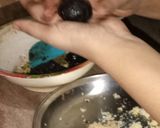 A picture of step 3 of Oreo coconut laddo.