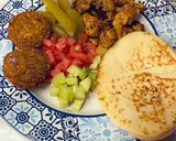 A picture of step 9 of Shawarma Plate.