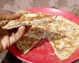 A picture of step 8 of Tortilla egg wrap.