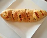 A picture of step 9 of Stromboli pizza.