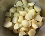 A picture of step 1 of Aloo / Potato curry.