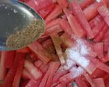 A picture of step 2 of Instant Carrot Pickle.