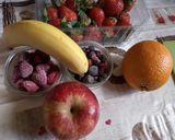 Gyümölcssaláta recept fázis 1 fotója