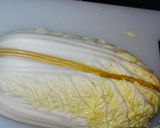 A picture of step 1 of Korean Kimchi.