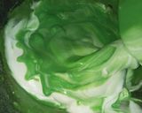 Foto langkah ke 4 dari resep Pandan Ogura Cake.