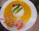 A picture of step 13 of Fusion style dal chawal North indian recipe.