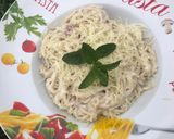 Pas rețetă Paste carbonara! 1 fotografie