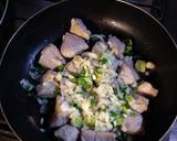 Foto del paso 3 de la receta: Lomo de cerdo a la crema de avena y champiñones