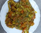 A picture of step 3 of Fish onion and tomato masala chatpaty fish.