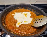A picture of step 3 of Paneer Masala.
