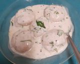 A picture of step 10 of Chilled Dahi Vada.