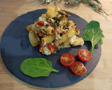 Foto del paso 2 de la receta: Pasta 🍝 con verduras y queso 🧀