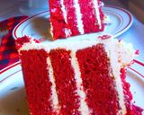 A picture of step 8 of Red velvet cake.
