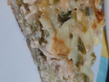 Tarta de pollo y puerro