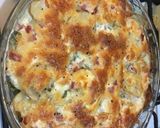 Foto del paso 3 de la receta: Papa horneada con jamón, tocino y mozzarella