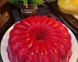 Foto langkah ke 3 dari resep Puding lumut buah naga.